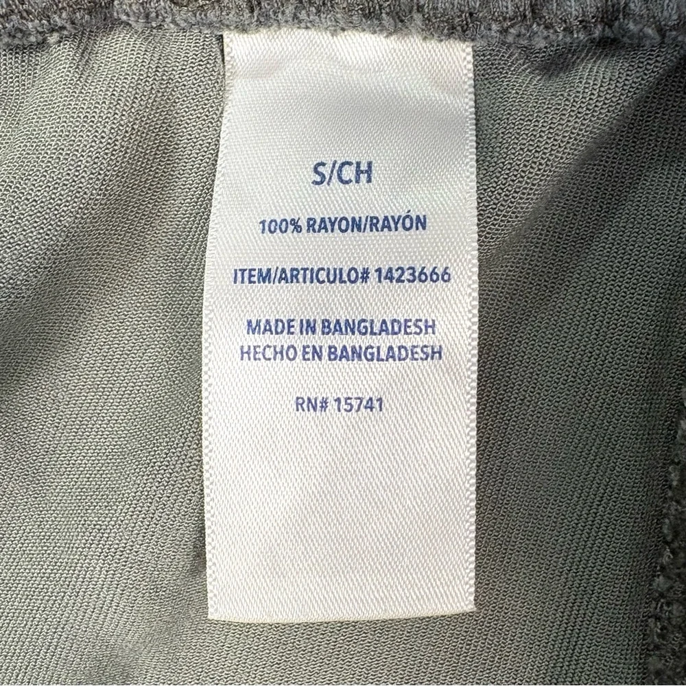 Splendid Camo Jogger Pants in Gray Green Small